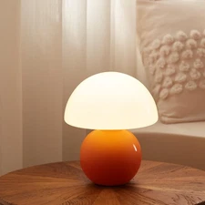 Mushroom Lamp Table Lamp for Bedroom,Desk Bedside Small Lamps for Living Room...