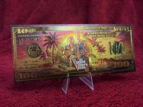 GTA 6 novelty gold Bill RARE - product listing photo