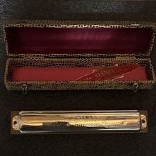 M. Hohner Chromatic Harmonica 453 Key of C 48-Reed Silver Chrome, Case