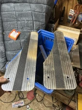 VTG NOS Deflecta-Shield Pickup Mud Flaps Splash Guard Aluminum #4