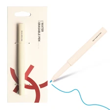 Blue Water Erasable Marking Pen for Fabric, Smooth Touch Disappearing Ink