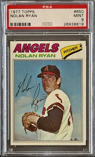1977 Topps - Nolan Ryan #650 PSA 9 Mint