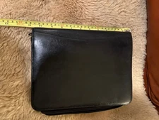 Vintage Genuine Leather Day Runner Classic Edition Planner 3-Ring Binder Black