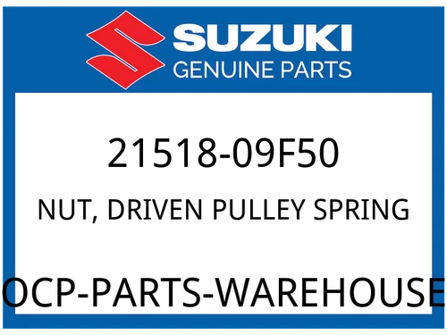 NUT,DRIVEN PULLY SPRING