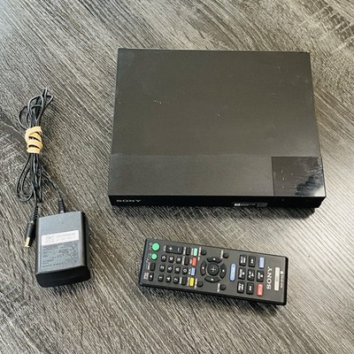 Sony BDP-S3700 Blu-Ray/DVD Player Wi-Fi Streamer W/Remote+Power Cord/HDMI Tested