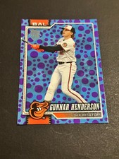 2026 Topps Series 1 - Gunnar Henderson #46 Holiday Polka Dots Purple/Blue