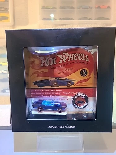 New Sealed Hot Wheels Custom Firebird Redline. Replica 1968 In Package.