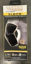 COPPER FIT Work Gear Large/Extra Large 12"-15" Compression Elbow Sleeve OPEN BOX