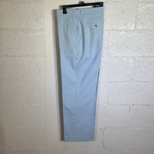 Nautica Men's Modern-Fit Seasonal Cotton Stretch Suit Pants Solid sky blue 41W