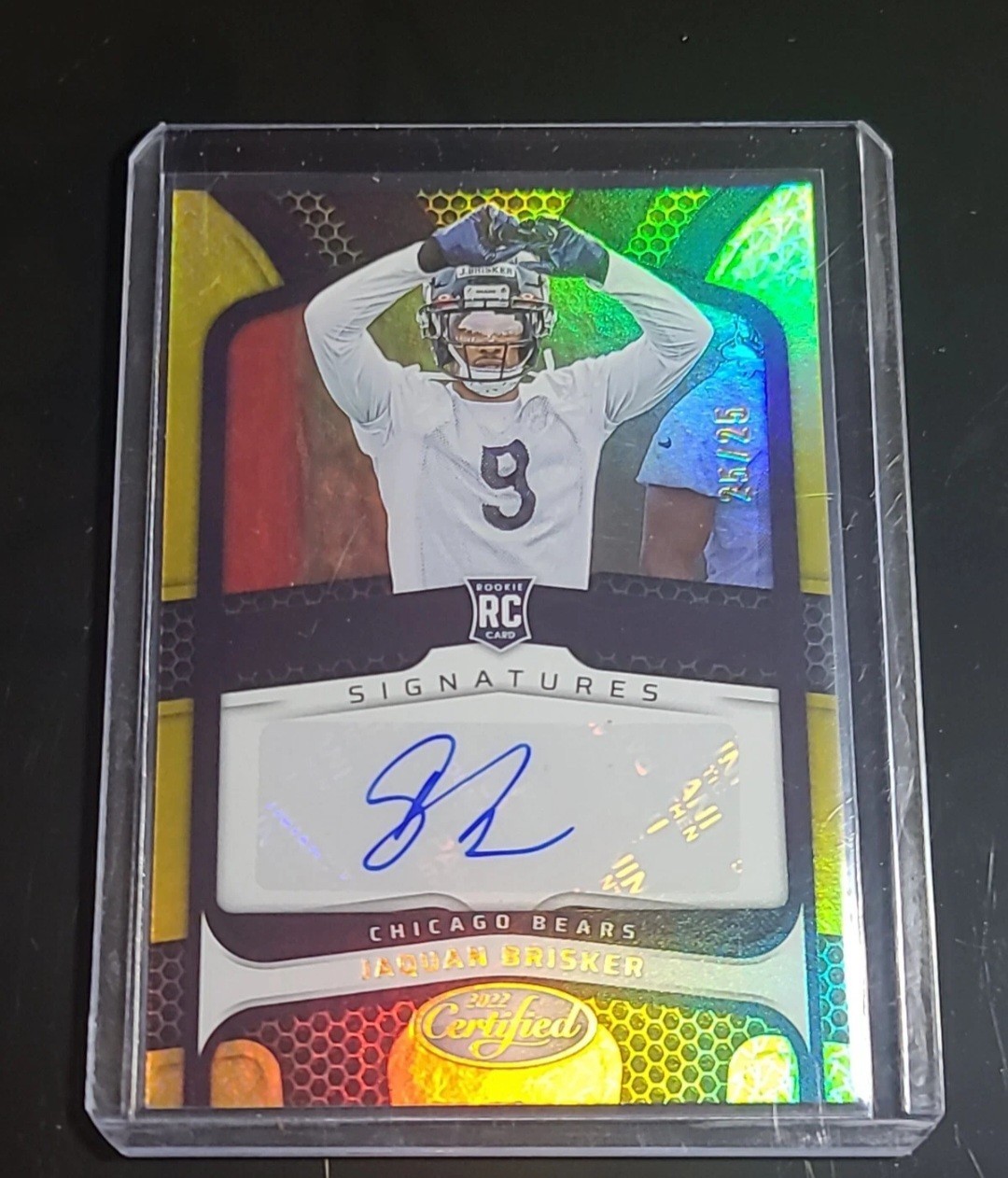 Jaquan Brisker Panini Certified Rookie Signatures #RSJB Base