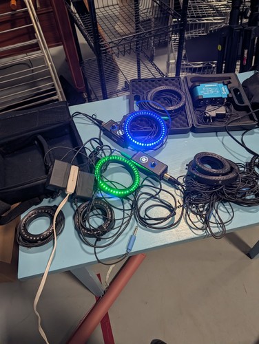 Large Lot Reflecmedia LiteRings Chroma Extra DJ  equipment everything in photos 