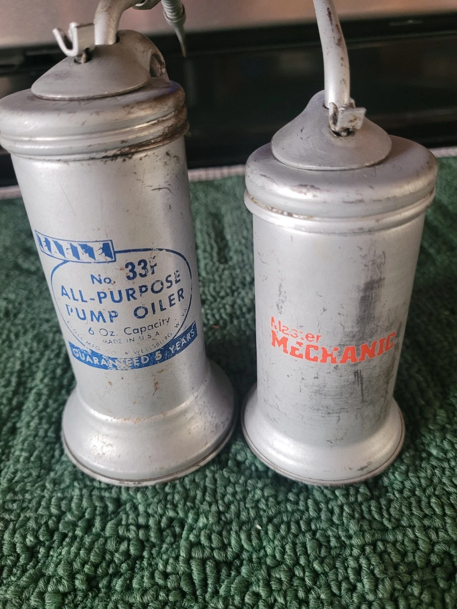 EAGLE Made in USA ピストルオイラー 油差しヴィンテージオイル缶 Eagle Pump Oiler In Collectible Gas & Oil Advertising Cans And