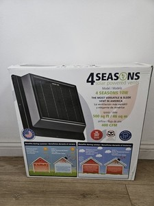 4 Seasons Solar Powered Polycarbonate Vent, Attic Ventilation Exhaust Fan