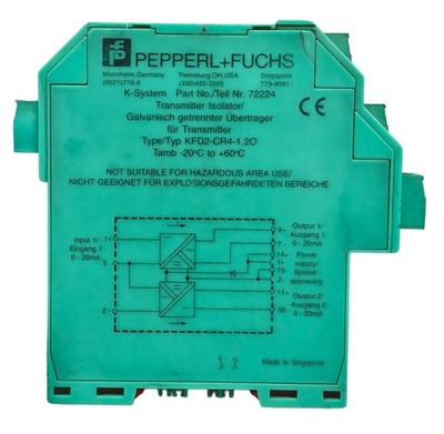 PEPPERL+FUCHS KFD2-CR4-1.2O 72224 Transmitter Isolator Power Supply