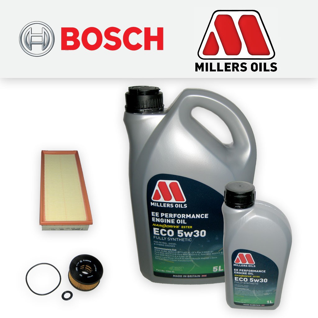 SERVICE KIT for FORD MONDEO MK3 2.2 TDCI OIL AIR FILTERS +6L EE OIL (2004-2007)