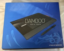 Wacom Bamboo Pen & Touch Graphics Tablet USB Drawing Tablet w/ Stylus