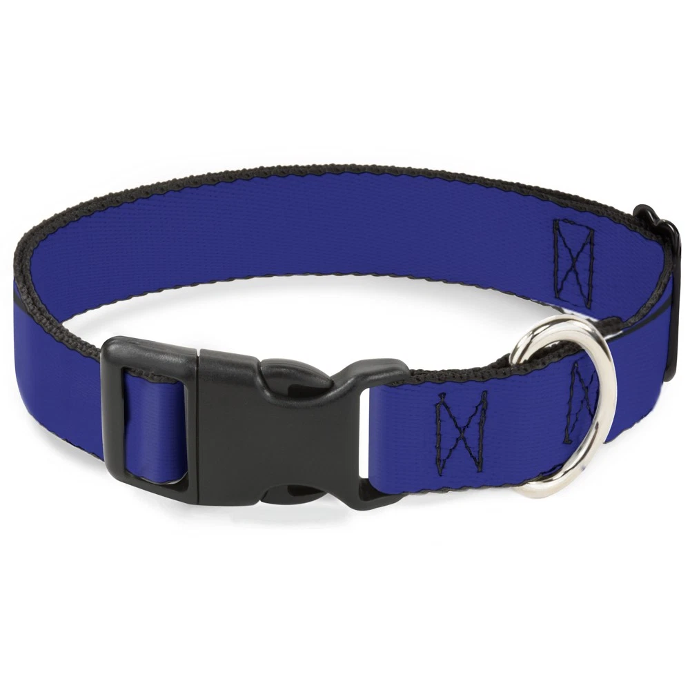 Plastic Clip Collar Royal Medium 11-16.5"