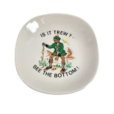 Is It Trew See The Bottom Dish Scottish Kilt Celtic Plate Trinket Tray England