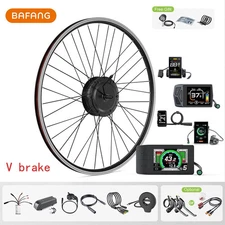 Bafang 48V500W 20'' 26" 27.5" 700C Rear Hub Wheel Motor V-Brake Cassette Ebike