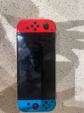 Nintendo Switch OLED Model HEG-001 Handheld Console - 64GB - Black/Neon Red/Neon