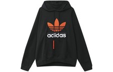 adidas Big Trefoil Hoodie Sweatshirt With Contrast Logo