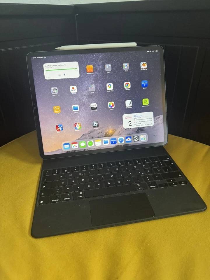 iPad Pro 5. Gen 256GB M1, Wi-Fi + 5G (offen), 12,9"+Apple Magic Keyboard+Pencil