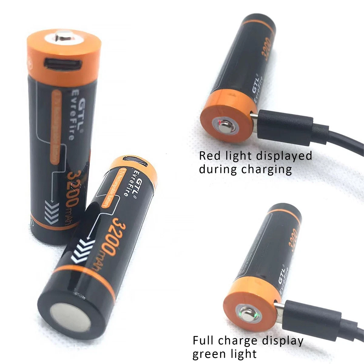 Accus Li-ion 18650 - 3200mAh