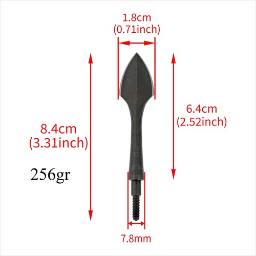 Archery Arrowhead Retro High-carbon Steel For OD 7.8mm Arrow Shaft Collectible - Picture 19 of 34