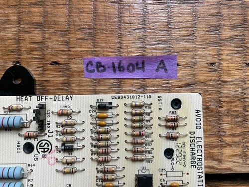 Furnace Control Circuit Board CEBD431012-11A CEPL131012-02 HK42FZ036 Carrier - Picture 2 of 7