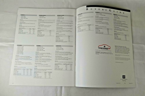 1991 Chevrolet All Models Sales Brochure 18 Pages 8 3/8" X 11" Mint Condition - Picture 10 of 11