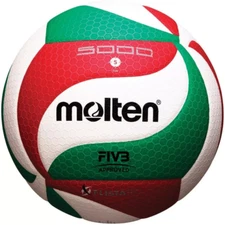 Molten FLISTATEC V5M5000 Volleyball Size 5 Microfiber Soft Touch Indoor/Outdoor