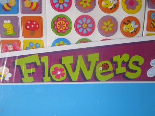 BRIGHT FUN COLORFUL FLOWER BIRDHOUSE STICKERS OVER 1000 (9 SHEETS) BOXED NEW! - Picture 10 of 11