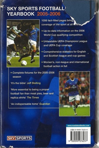 ANUARIO DE FÚTBOL SKY SPORTS 2005-2006 (36º Año) EDICIÓN HARDBACK - Imagen 2 de 2