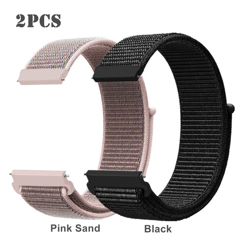 2 PACK Woven Nylon Loop 20mm Watch Band Strap For Samsung Galaxy Watch 7 6 5 4 - Picture 26 of 27