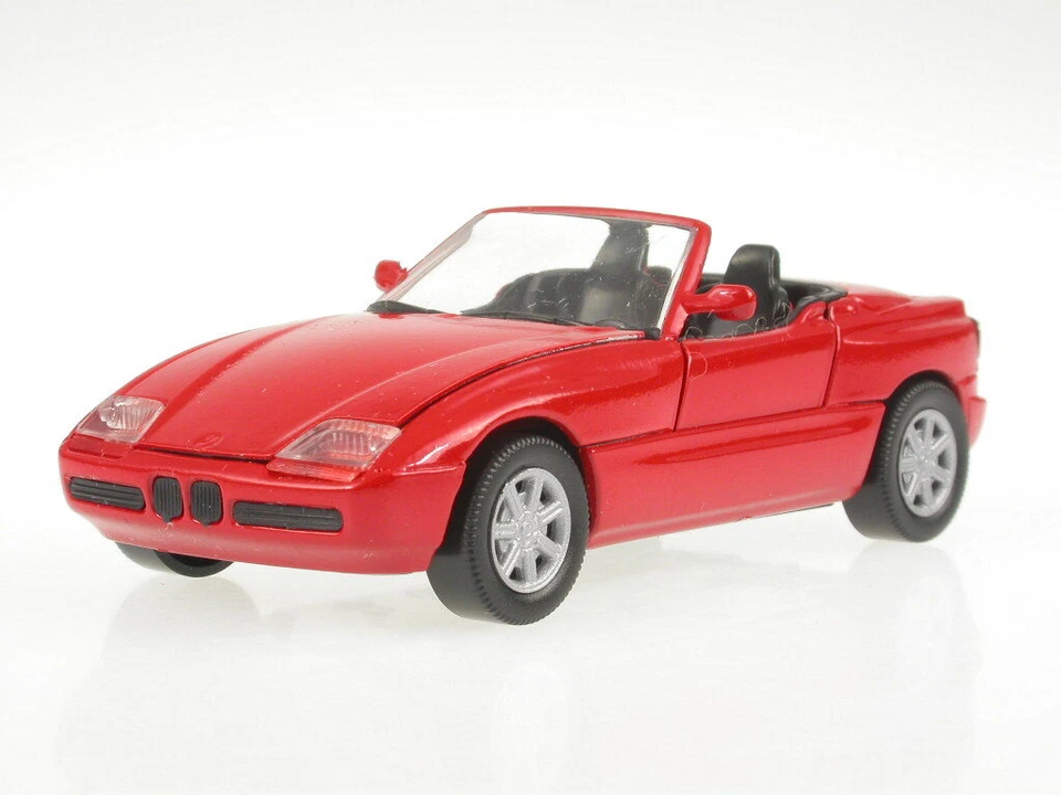 BMW Z1 red diecast model car Schabak 1/43 Präzisionsmodell made in Germany - Image 3 of 4