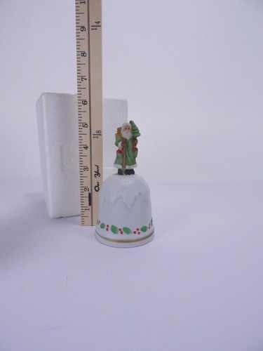 Enesco Santa Bell Bisque 5.25" Santa Claus Christmas Bell - Picture 5 of 6