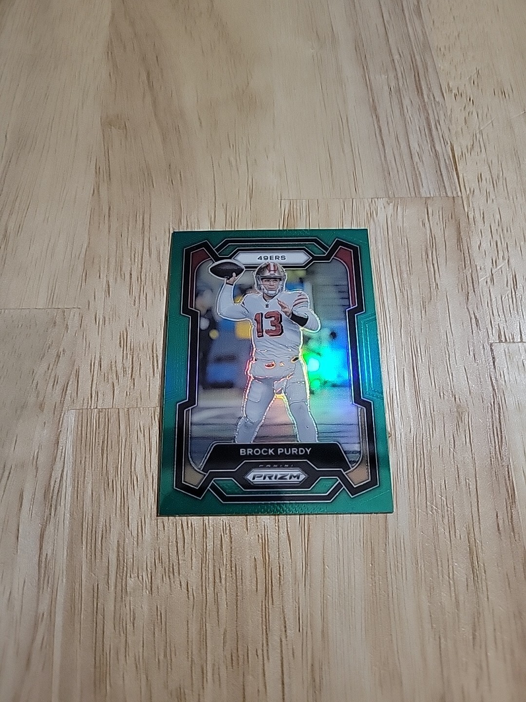 2023 Prizm BROCK PURDY Green Prizm #266 San Francisco 49ers 2nd Year SP