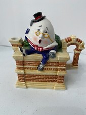 Vintage Retired Department 56 Ceramic Humpty Dumpty Tea Pot