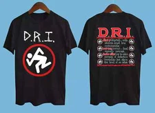 NEW D.R.I. Logo - Definition 2 Side Black All Size Shirt