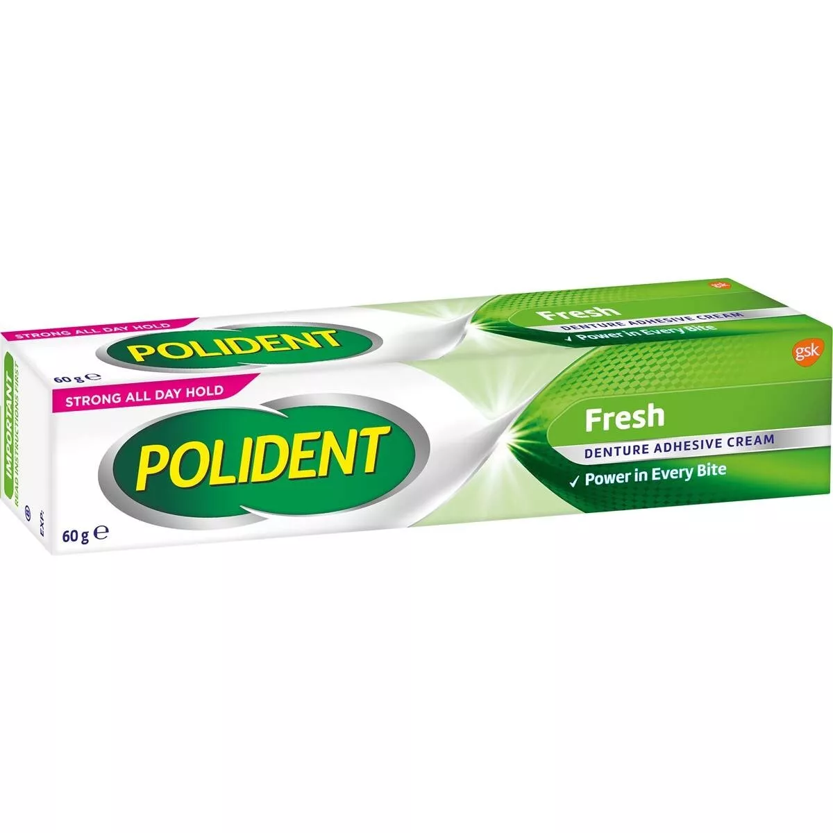 Polident Denture Adhesive Cream Fresh Mint