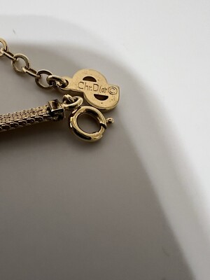 80s vintage christian dior ネックレス　チョーカー Vtg Christian Dior 80s Gold CD Logo Choker Necklace | eBay
