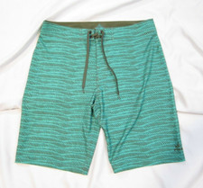 PrAna Men's UPF 50 Unlined Board Shorts w/ Zip Pocket Size 36 A66 