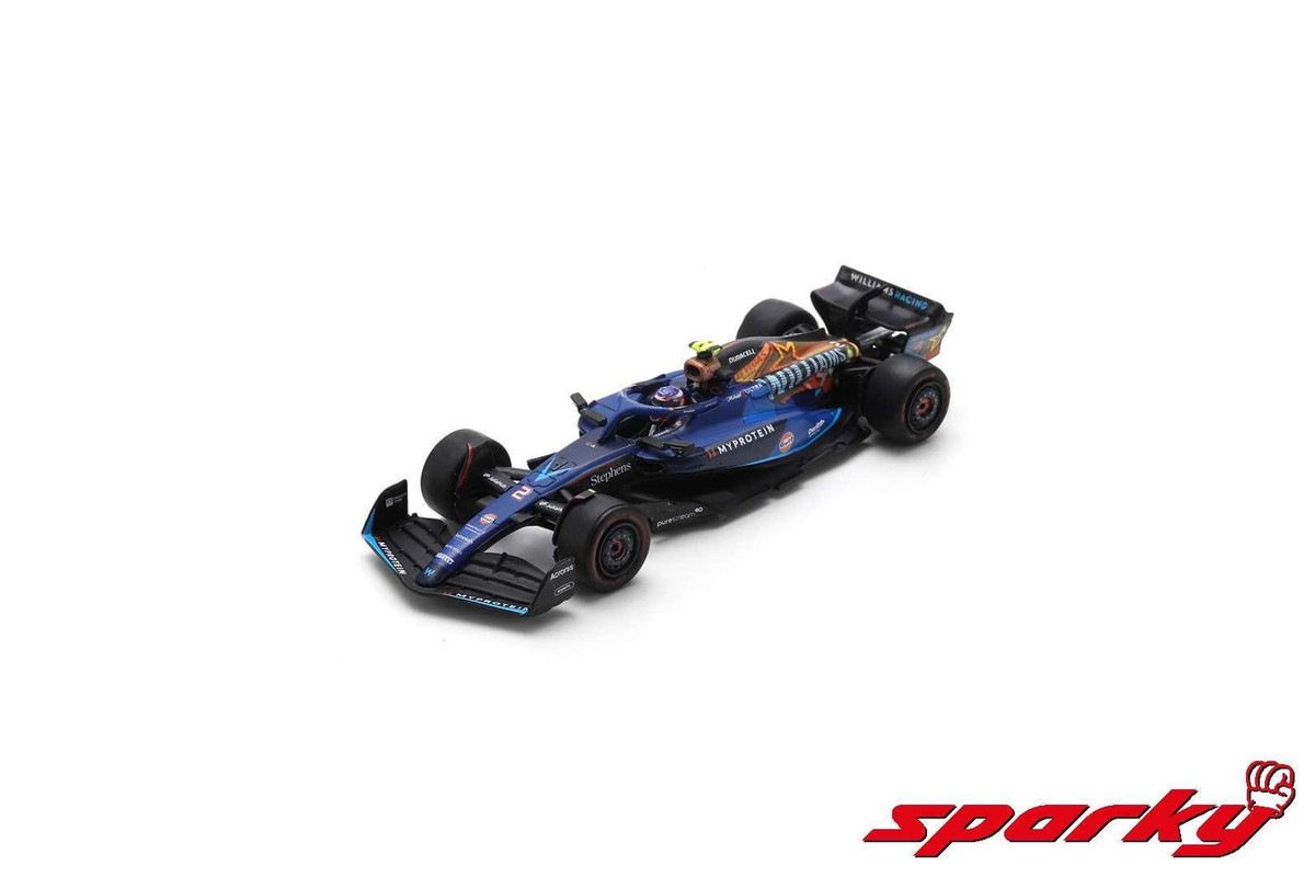 1:64 SPARK Williams F1 Fw45 #2 Las Vegas Usa Gp 2023 Logan