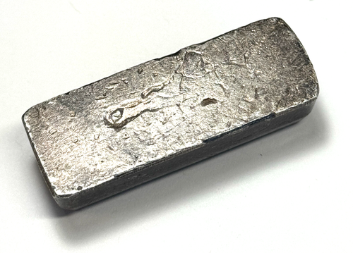 Barra vertida de plata fina Omega M&B Mining de colección de 3 oz .999 - RARO LOGOTIPO DOBLE - Imagen 3 de 3