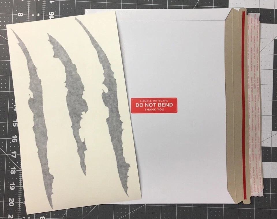 12 inch Headlight Claw Scratch Decal For Camaro Dodge Charger Universal - Image 2 of 4