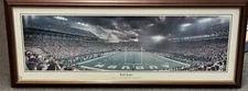 “End Zone”…A panoramic view of Auburn vs. Alabama Rob Arra 42“ x 16.5“ Framed