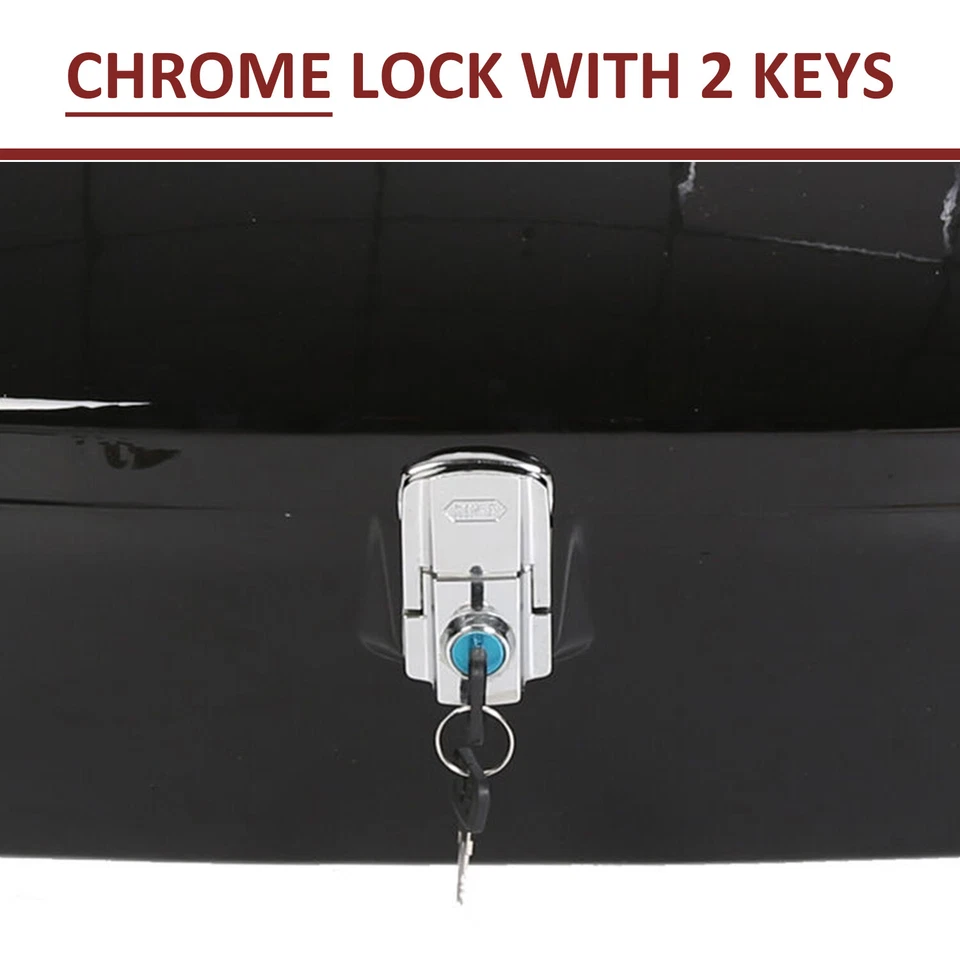 Motorcycle Tail Box Luggage trunk Top Luggage Rack For Harley Touring Softail - Image 4 of 4