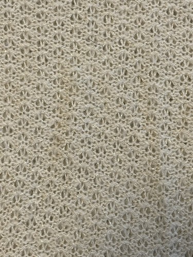 Children Place Girl Formal Sweater Size 7-8 Ivory Gold Sparkle - Picture 4 of 5
