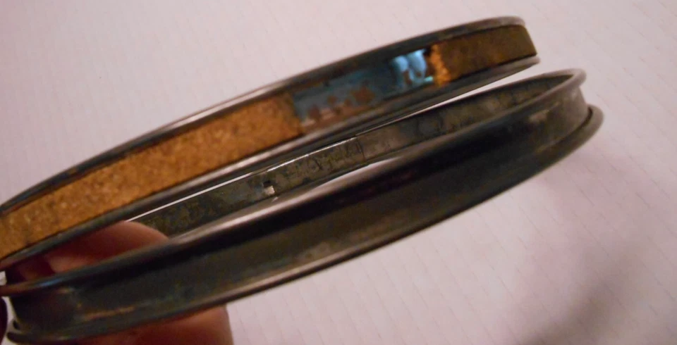 Vintage Round Metal Spring Tension Cork Lined Embroidery Hoop 6" - Image 4 of 4