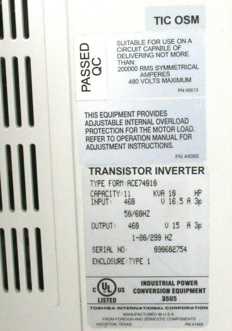 NEW TOSHIBA ACE-TRONICS ACET7 ACE74010 ACE T7 ADJUSTABLE NEW TOSHIBA ACE-TRONICS ACET7 ACE74010 ACE T7 ADJUSTABLE